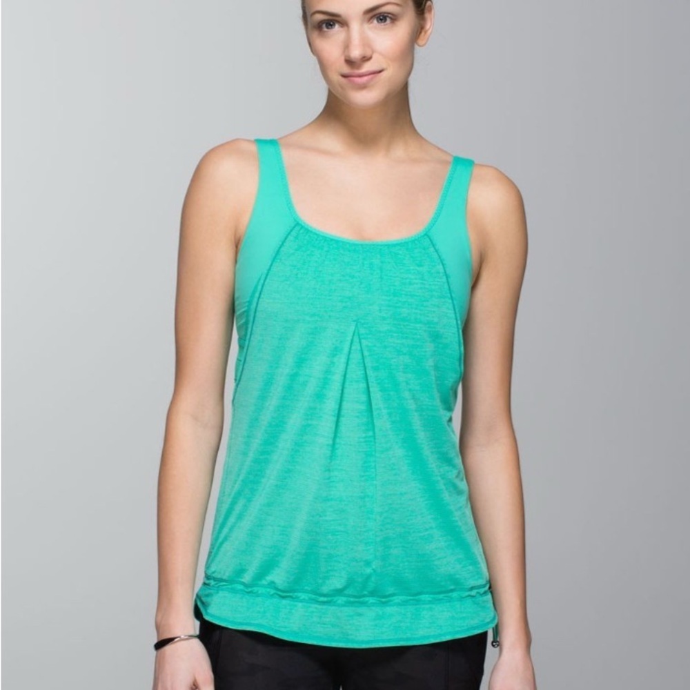 Lululemon Run Times Tank
Heathered Bali Breeze